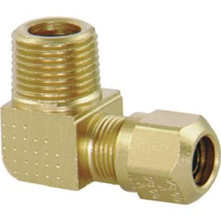  DOT Compression Elbow Male 90° Brass 5/8 x 1/2" - 84289