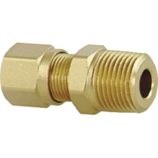  DOT Compression Connector Male Brass 5/8 x 3/8" - 96887