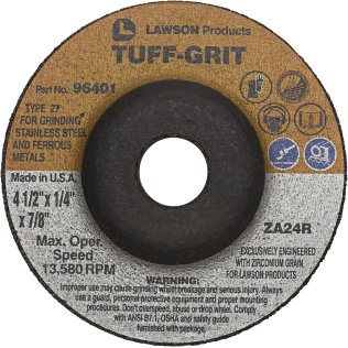 Tuff-Grit Premium Grinding Wheel 4-1/2" - 96401
