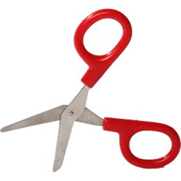  Scissor 4" (Red Handle) for Cutting Bandages – 1/unit - 1489368