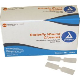  Butterfly Bandage – Medium – 100/box - 1488301