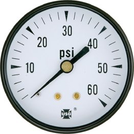  Pressure Gauge Center Back Mount 0 to 30PSI - 29655