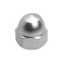  Acorn Nut Grade 2 Steel Zinc #6-32 - 87443