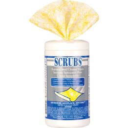SCRUBS® Stainless Steel Cleaning/Polishing Wipes 30Pcs - DN5211S