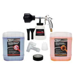 TORNADOR® Foam Gun with Car Wash and Wax, Citrus All Purpose Cleaner - 1635654
