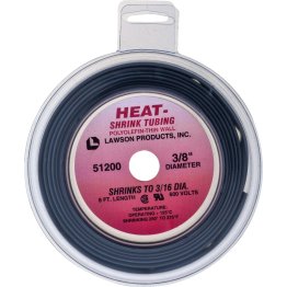  Tru-Shrink Heat Shrink Tubing 10 to 8 AWG Black - 51200