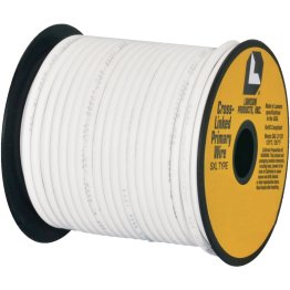 Cross Linked Primary Wire 12 AWG 100' White - 5545W