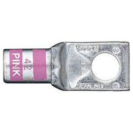 Tru-Crimp® Standard One-Hole Lug 1/0 AWG Pink - 89505