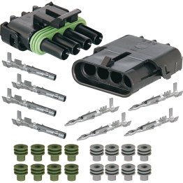 Weather Pack 4-Way Inline Connection Kit 16-14 AWG - 1446726