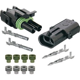 Weather Pack 2-Way Inline Connection Kit 16-14 AWG - 1446722