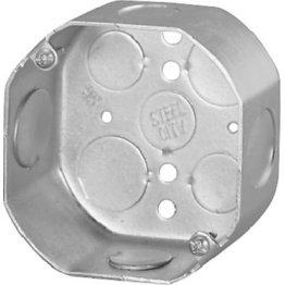  Octagon Box 1/2" Steel Zinc-Plated - 55429