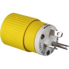  Industrial Duty Plug 2 Pole 3 Wire 20A 125V - 99625