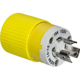  Locking Plug 2-Pole 3-Wire 15A 125V - 99631