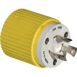  Locking Plug 2-Pole 3-Wire 20A 250V - 99634