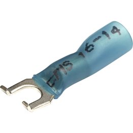 Tuff-Seal® Flanged Spade Terminal 16 to 14 AWG Blue - 41665