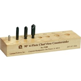  Chatterless Countersink Kit 4Pcs 90° Six Flute - 57408