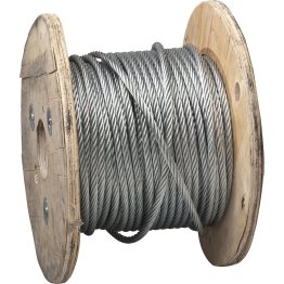  Wire Rope Uncoated 1960 Safe Load 5/16" x 100' - 63926