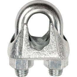 Chicago Hardware Wire Rope Clip, Stainless Steel, 7/16" - 1/2" - 1442137