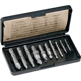 Drill-Out®/X-Out™ Screw and Bolt Extractor kit 10Pcs - 29989
