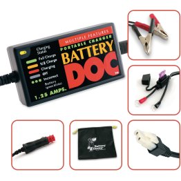  Battery Doc® Sport Charger 1.25A 12V 12' Cord - 1367498