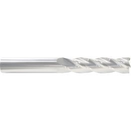 Monster Tool® Solid Carbide End Mill 4 Flute Single End 1/4" - 1387422