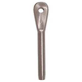 Loos & Co. Inc. Wire Rope Terminal, Eye End, 1/16", Stainless Steel - 1440393