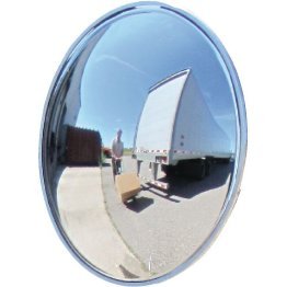  24" Outdoor Wide View Convex Mirror 5" Deep - 1455972
