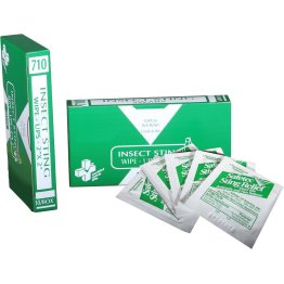  Insect Sting Wipe–Ups – 1" x 2" – 10/box - 1488343