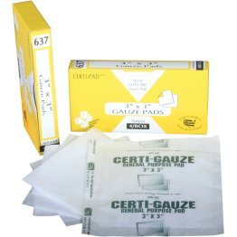  Certi-Pad™ Gauze Pads – 3" x 3" – 4/unit - 1488345