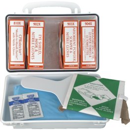  Bloodborne Pathogen Kit - 10 Poly White - 1488280