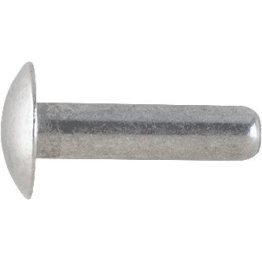  Solid Rivet Brazier Head Hard Aluminum 1/4" - 1543669