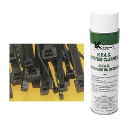  Cable Tie Assortment and HVAC Cleaner - 1618737