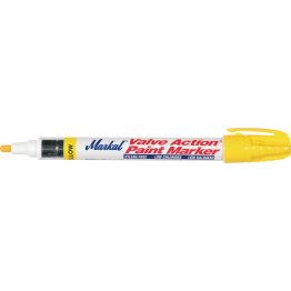 Markal® Valve Action® Permanent Paint Marker Yellow - 99062