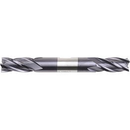 CryoTool® CryoNitride 3/4" Dia. End Mill, 4-Flute, Double End, Center Cut - DY81583342