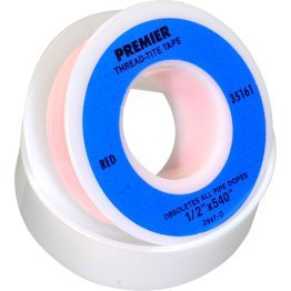  PTFE Thread Sealing Tape Red 1/2" x 45' - P35161