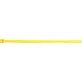  Color-Coded Nylon Cable Tie 4" Yellow - 94620