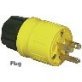  Industrial Duty SAF-T Connect Plug 20A 125V - P53393