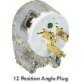  Hospital Grade Angle Plug 15A 125V - 25074