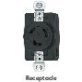  Locking Connector 2 Pole 3 Wire 15A 125V - 99632