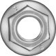  Non-Serrated Flange Nut Grade 10 Steel M8-1.25 - 1284116
