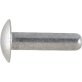  Solid Rivet Brazier Head Hard Aluminum 1/4" - 1543670