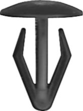 Interior Panel Retainer Plastic Black 14mm 6mm Hole Pack 25 | Kent ...