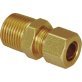  Compression Connector Brass 1/8-27 x 1/8" - 5064